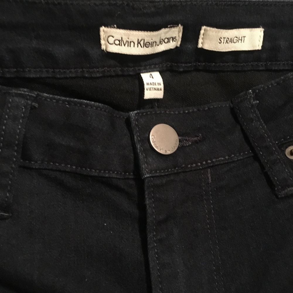 Calvin Klein straight jeans size 4 - Picture 2 of 7